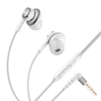 Audífonos steren manos libres sujección de imán control de volumen cable tipo cordón color blanco Audífonos steren manos libres sujección de imán control de volumen cable tipo cordón color blanco