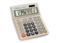 Calculadora celica mega esc 12 digitos cubierta metalica