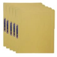 Carpeta pressboard kyma c/broche 8cm tamaño carta amarillo paquete c/5