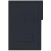 Carpeta pressboard kyma c/broche 8cm tamaño oficio negro paquete c/3