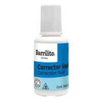 Corrector líquido barrilito bote 12ml 1 pza