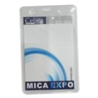 Mica p/gafete celica vertical 70x105mm transp c/10 piezas