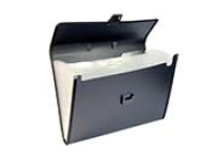 Portadocumentos celica c/13 compartimentos oficio negro