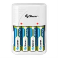 Cargador de pilas steren para aa/aaa 9vc nicd/nimh incluye 4 pilas aa Cargador de pilas steren para aa/aaa 9vc nicd/nimh incluye 4 pilas aa