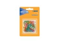 Clip mae estandar blister de colores c/100 piezas