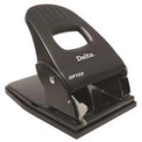 Perforadora barrilito delta 2 orificios color negro Perforadora barrilito delta 2 orificios color negro