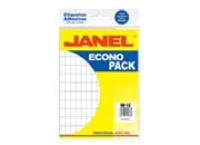 Etiqueta janel escolar blanca 9x13 econopack