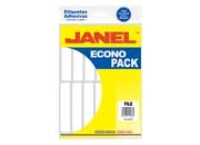 Etiqueta janel escolar blanca 20x105 econopack