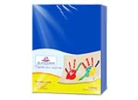 Papel cortado eurocolors carta azul c/100