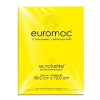 Papel lustre euromac amarillo canario 50x70 25 hojas Papel lustre euromac amarillo canario 50x70 25 hojas