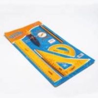 Juego de geometria baco 5470 elastik irromp compas 600