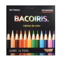 Colores baco bacoiris cortos caja c/12 pzas