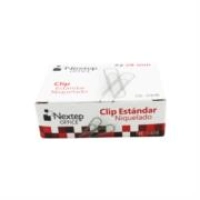 Bundle clip estandar nextep niquelado #2 28mm c/10 100 clips c/u cont. 2piezas