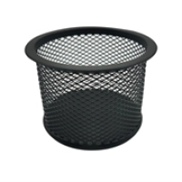 Porta lapices chico malla metalica nextep 9 x 6 cm