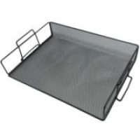 Charola apilable malla metálica nextep c/2