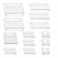 Juego de 13 organizadores para cajón nextep transparente pet