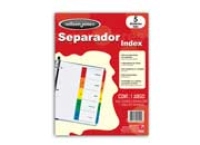 Separador wilson jones vertical 5 div cartulina bristol c/24