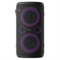 Bocina hisense party rocker one 300w 2 vias exterior/interior con subwoofer ipx4 pantalla led bt/fm/aux/dc in/usb