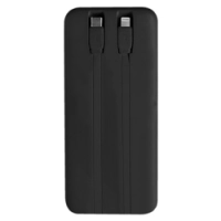 Power bank perfect choice carga rapida 22.5w con cable tipo c  bolt negro