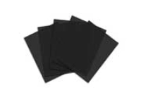 Cubierta mae carta negra solido 25 juegos