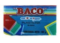 Plastilina baco marqueta 180gr azul claro no.57