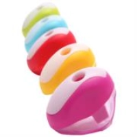 Sacapuntas barrilito con depósito bote c/25 pzas