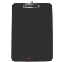 Tabla agarrapapel kyma acrílico tamaño carta con broche tipo clip color negro
