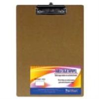 Tabla agarrapapel kyma de madera (macocel) tamaño carta con broche tipo clip