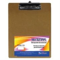 Tabla agarrapapel kyma de madera (macocel) tamaño esquela con broche tipo clip