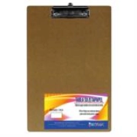 Tabla agarrapapel kyma de madera (macocel) tamaño oficio con broche tipo clip