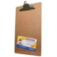 Tabla agarrapapel kyma de madera (macocel) tamaño oficio con broche mariposa