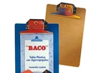 Tabla baco plastica colores carta