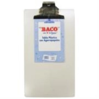 Tabla baco plástica oficio transparente