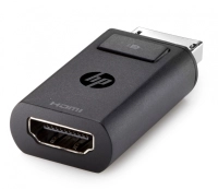 Adaptador de video hp, displayport hdmi, macho a hembra, color negro