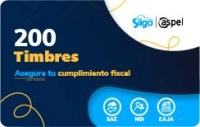 Timbres fiscales aspel paquete de 200 timbres facte200 (electronico)