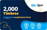 Timbres fiscales aspel paquete de 2000 timbres facte2000 (electrónico)
