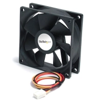 Startech.com ventilador de repuesto para gabinete de computadora 60x25mm con conector tx3 - rodamiento doble de bolas recirculantes - 60mm maximum fan diameter - 1 x ventilador(es) - 45.24m³hora maximum airflow - 5000rpm - cojinete de bolas - plástico
