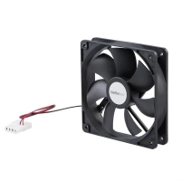 Startech.com ventilador fan para chasis caja de computadora pc torre - 120x25mm - conector lp4 - 120mm maximum fan diameter - 2000rpm - cojinete de bola dual - plástico