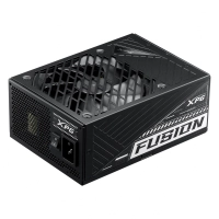 Fuente de poder xpg fusion 1600 titanium 1600w de potencia - atx 3.0 y atx 3.1, clasificación 80 plus titanio. fusion1600t-bkcus
