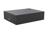 Gabinete metálico gabvid4r3 para dvr/nvr con chapa y llave.