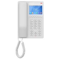 Teléfono ip grandstream ghp630 / teléfono ip con pantalla lcd a color 3.5 , 2 líneas sip con 2 cuentas, codec opus, ipv4/ipv6, con gestión en la nube gdms, blanco