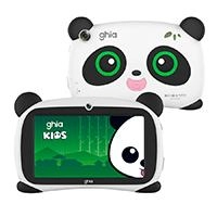 Tablet kids a333 pentacore 7 pulg ips 4gb ram64gb usb c2camwifibluetooth2500mahandroid 15 panda ojos verdes