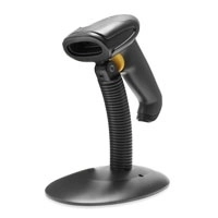 Lector de codigos de barra ghia laser 1d con base, usb