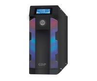 Gsmart1516b 1500va900w ups smart - avr 16 salidas, puerto de carga usb (8 usb-a y 2 usb-c), 210 joules, luz rgb, lcd, 120 vac 