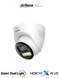 Cámara dahua  hac-hdw1200tq-il-t - cámara domo de 2 megapíxeles, hdcvi xplus, iluminador dual inteligente, audio bidireccional, apertura de 111°, iluminació