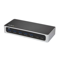 Startech.com hub usb c de 7 puertoscarga rápida - 5x usb-a2x usb-c (usb 3.0 hub) - adaptador usb 3.2 gen 1 (5gbps) - autoalimentado - soporte uasp - 7 total usb port(s) - 5 usb 3.0 port(s) - pc, mac, linux, android, chromeos