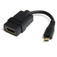 Cable adaptador de 12cm hdmi de alta velocidad a micro hdmi - h a m - startech.com mod. hdadfm5in
