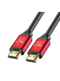 Saxxon hdmi-10 - cable hdmi de 1 metro de alta velocidad versión 2.0  resolución 4k canal de retorno de audio arc video 3d blindado  chapado en oro