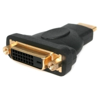 Startech.com adaptador convertidor de video hdmi® a dvi - dvi-d hembra - hdmi macho - negro - oro conector - negro