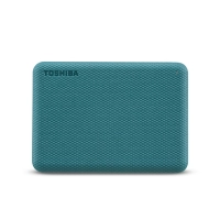 Disco portátil toshiba® canvio® advance v10, verde 2tb